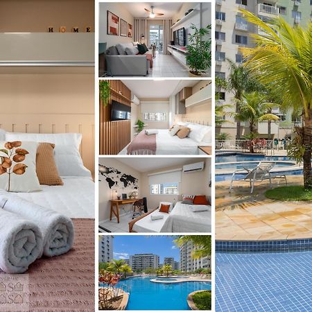 2 Quartos Com Varanda A 300M Riocentro Wi-Fi 120Mbps E Cozinha Completa - Condominio Com Piscina, Estacionamento, Portaria 24H E Parquinho Infantil - Apartamento Indicado Para Grupos, Hospedes A Trabalho E Criancas Рио-де-Жанейро Экстерьер фото