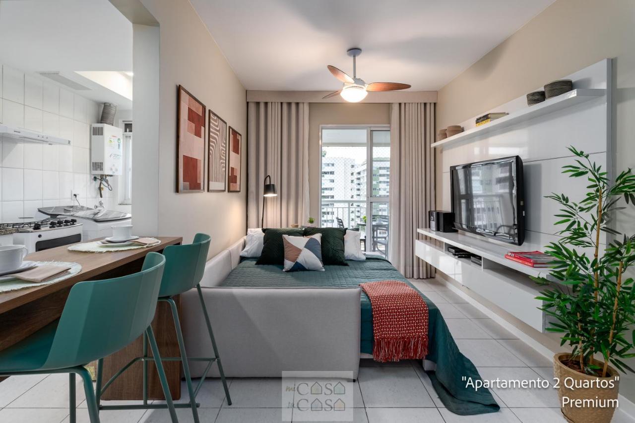 2 Quartos Com Varanda A 300M Riocentro Wi-Fi 120Mbps E Cozinha Completa - Condominio Com Piscina, Estacionamento, Portaria 24H E Parquinho Infantil - Apartamento Indicado Para Grupos, Hospedes A Trabalho E Criancas Рио-де-Жанейро Экстерьер фото