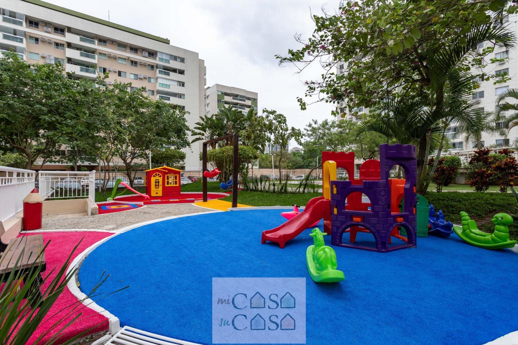 2 Quartos Com Varanda A 300M Riocentro Wi-Fi 120Mbps E Cozinha Completa - Condominio Com Piscina, Estacionamento, Portaria 24H E Parquinho Infantil - Apartamento Indicado Para Grupos, Hospedes A Trabalho E Criancas Рио-де-Жанейро Экстерьер фото