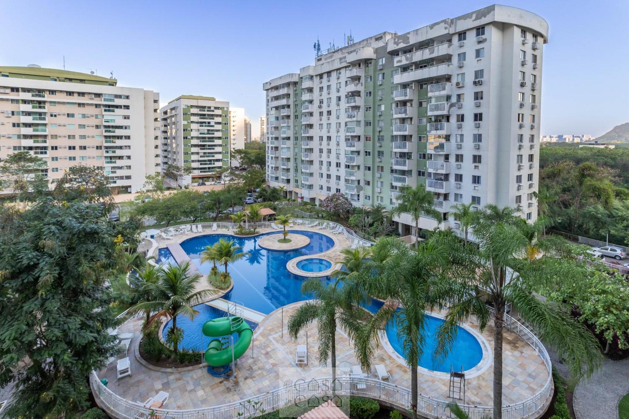 2 Quartos Com Varanda A 300M Riocentro Wi-Fi 120Mbps E Cozinha Completa - Condominio Com Piscina, Estacionamento, Portaria 24H E Parquinho Infantil - Apartamento Indicado Para Grupos, Hospedes A Trabalho E Criancas Рио-де-Жанейро Экстерьер фото