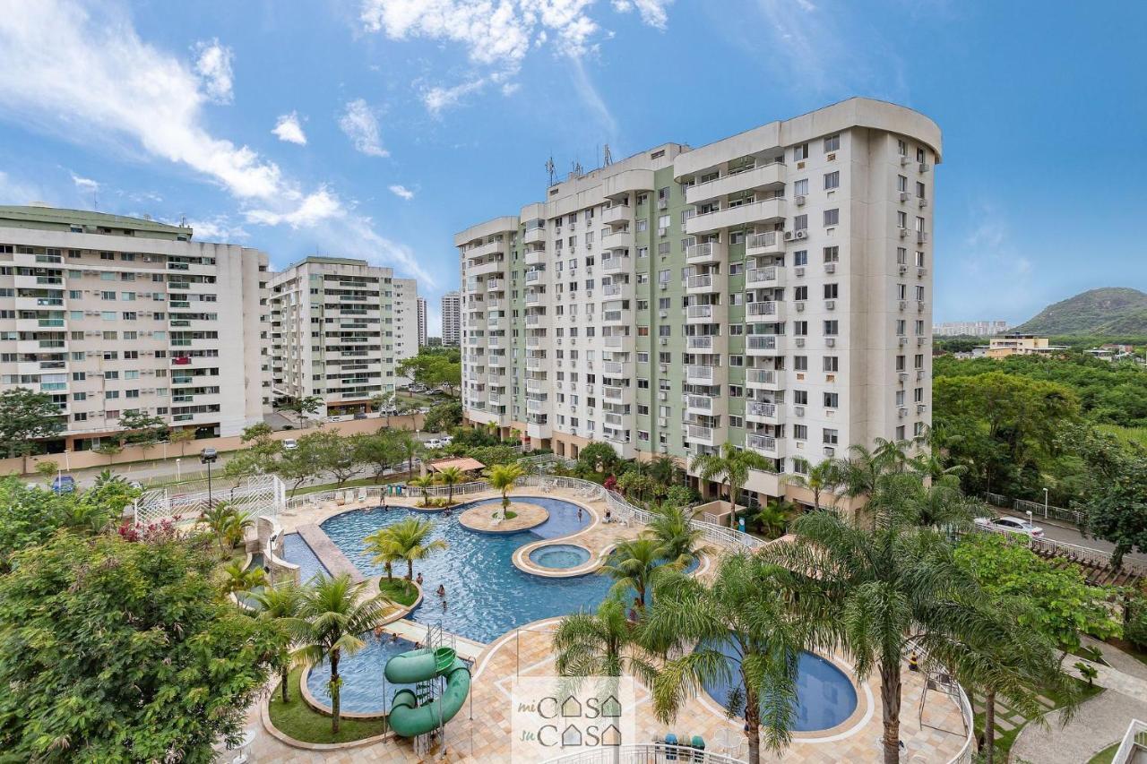 2 Quartos Com Varanda A 300M Riocentro Wi-Fi 120Mbps E Cozinha Completa - Condominio Com Piscina, Estacionamento, Portaria 24H E Parquinho Infantil - Apartamento Indicado Para Grupos, Hospedes A Trabalho E Criancas Рио-де-Жанейро Экстерьер фото