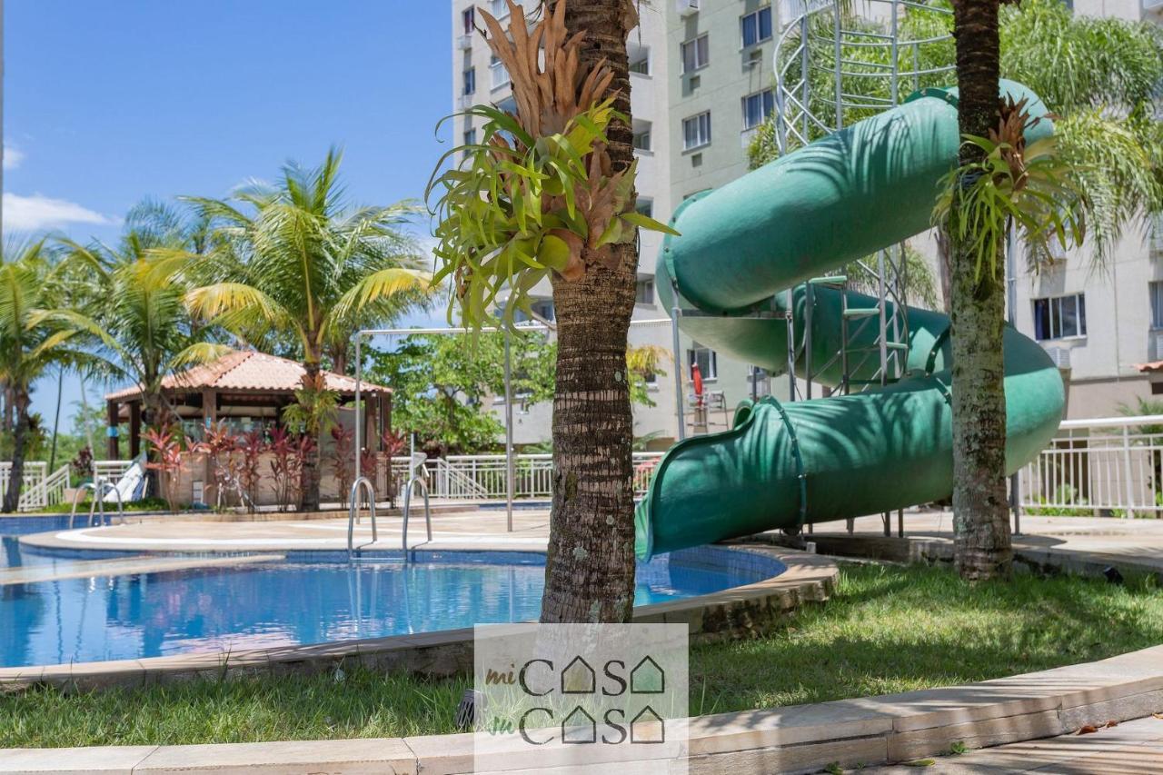 2 Quartos Com Varanda A 300M Riocentro Wi-Fi 120Mbps E Cozinha Completa - Condominio Com Piscina, Estacionamento, Portaria 24H E Parquinho Infantil - Apartamento Indicado Para Grupos, Hospedes A Trabalho E Criancas Рио-де-Жанейро Экстерьер фото
